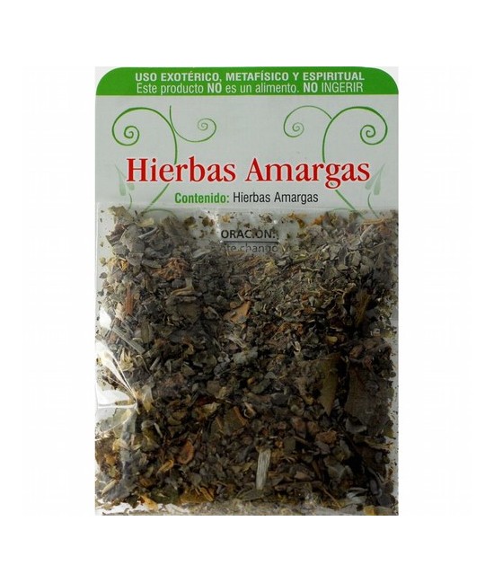 ontenido: Hierbas Amargas.

Utilización: Para hacer rituales de despojo.


Colocar en una bandeja las prendas de las perso
