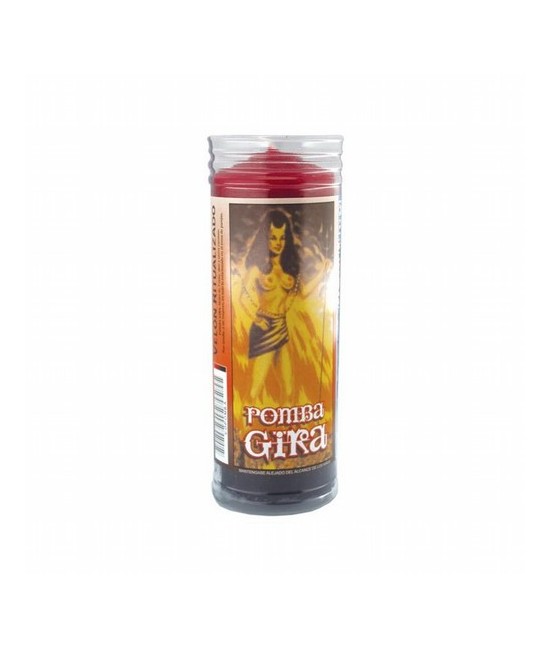 VELON ORISHA Pomba Gira 14 x 5.5 cm (Con Tubo Protector)
