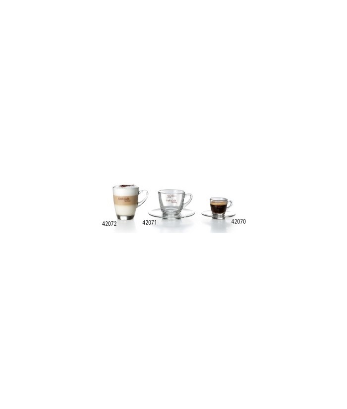 DB.TAZA Y PLATILLO DE CAPUCCINO CAFE "Cult", 0.2 l (42071)