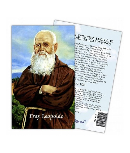 Estampa Fray Leopoldo de Alpandeire 7 x 11 cm 