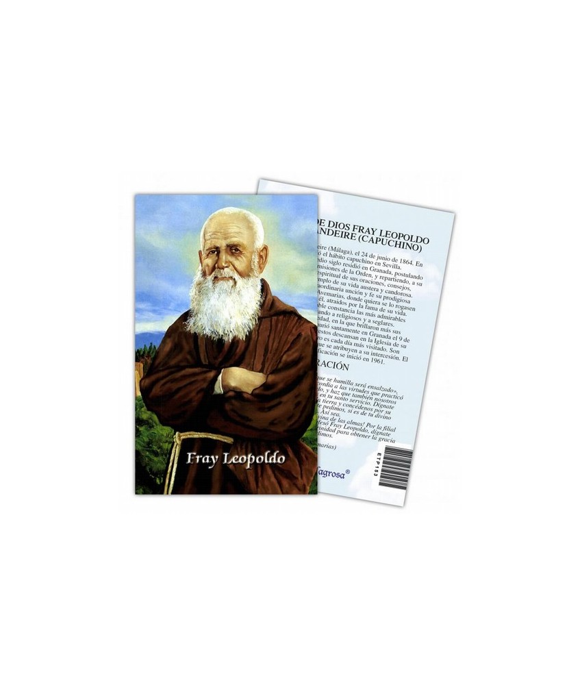 Estampa Fray Leopoldo de Alpandeire 7 x 11 cm 