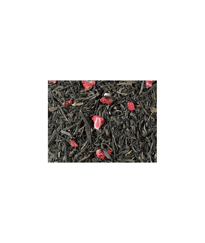 Té verde descafeinado China Sencha Niños y Ancianos (Fresa) aromatizado