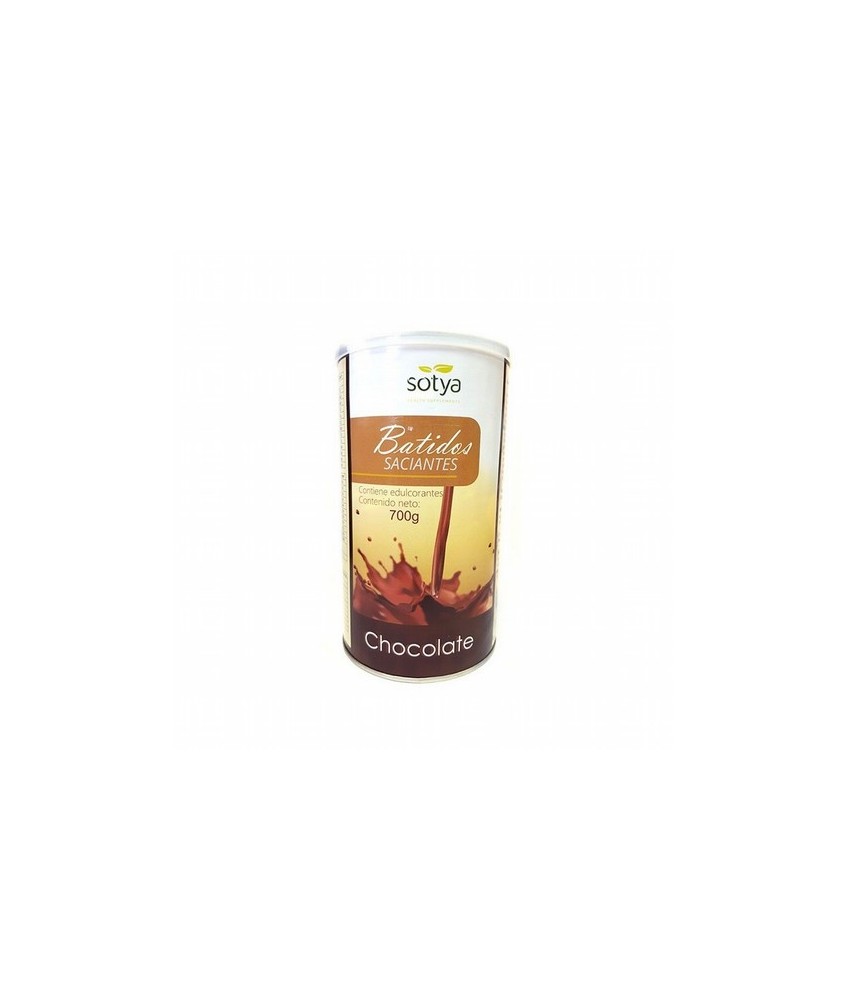 BATIDO SACIANTE (CHOCOLATE) 700 G SOTYA
 

Aplicaciones
Alimento complementario recomendado en dietas de adelgazamiento
Di