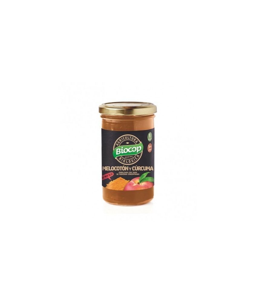Endulzada con zumo de manzana concentrada Elaborada con fruta madura Para la elaboración de 1kg de esta compota, se han emplead
