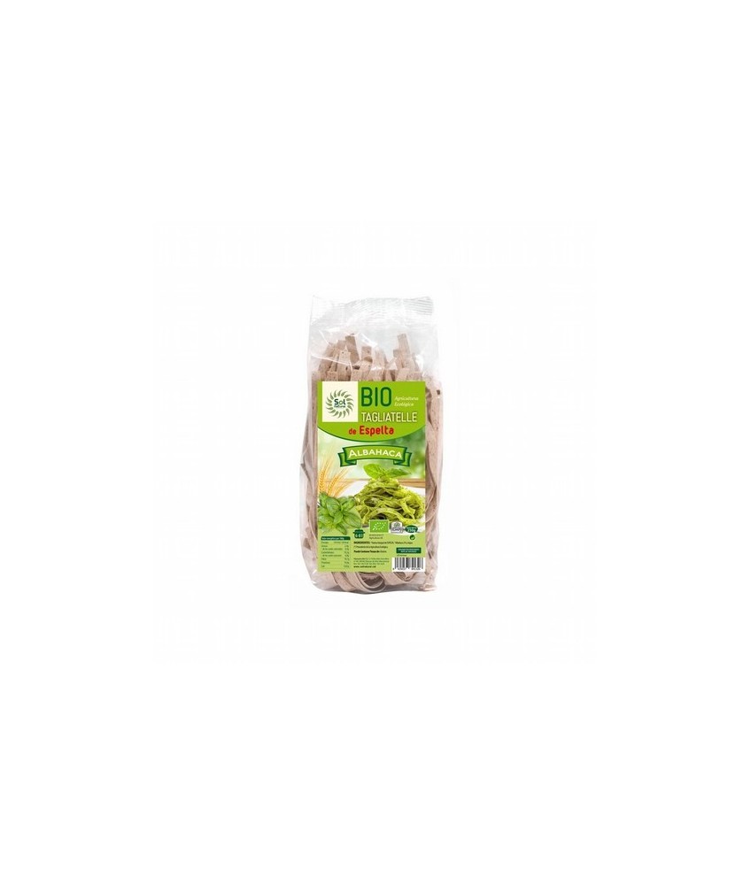 TAGLIATELLE DE ESPELTA CON ALBAHACA BIO 250 G SOL NATURAL
 

Ingredientes:
*Harina Integral de ESPELTA, *Albahaca 2%, Agua.