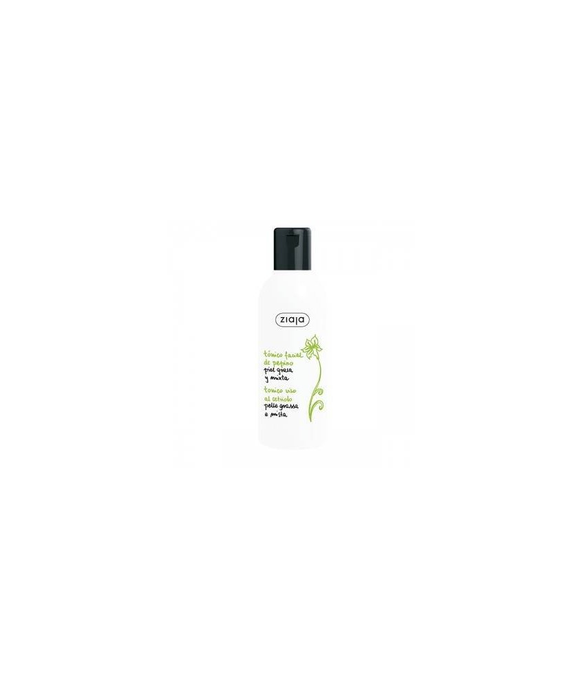 Tónico facial de pepino para piel grasa, mixta y normal. Sin alcohol para cuidado diario para el rostro y el cuello. 

Piel g