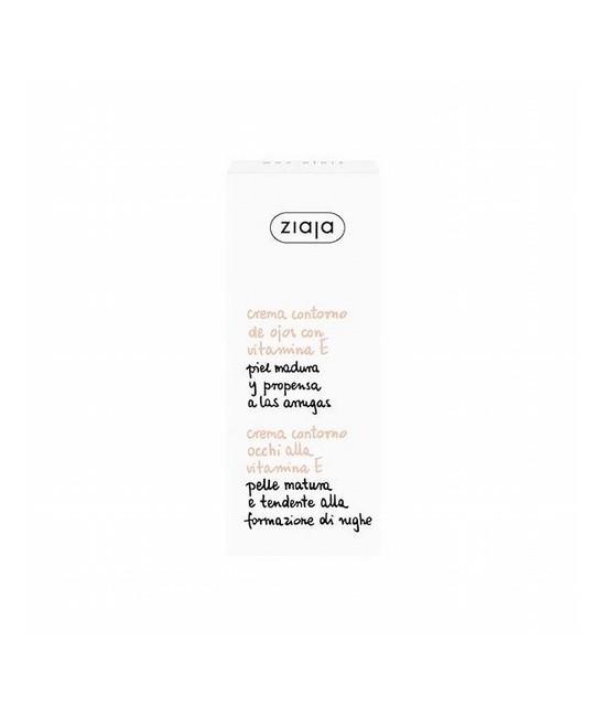 Crema para el contorno de ojos con multivitaminas para pieles maduras y propensas a las arrugas.

- Contiene Vitamina E, Pro-