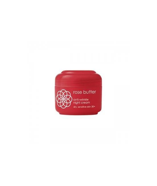 Emulsión hidratante de consistencia rica para el cuidado facial nocturno de la piel de 30+. Obtenida del aceite de rosa canina.