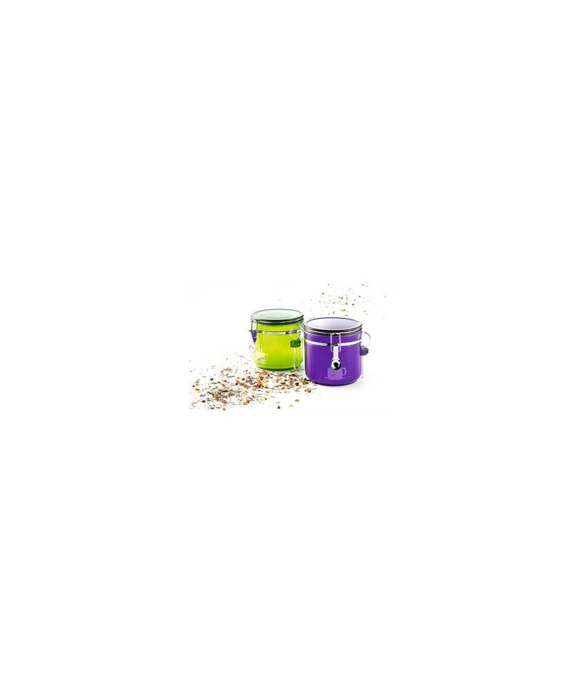 DB.ENVASE PLASTICO "Hanna" CON CUCHARA  VERDE   1.1 l.