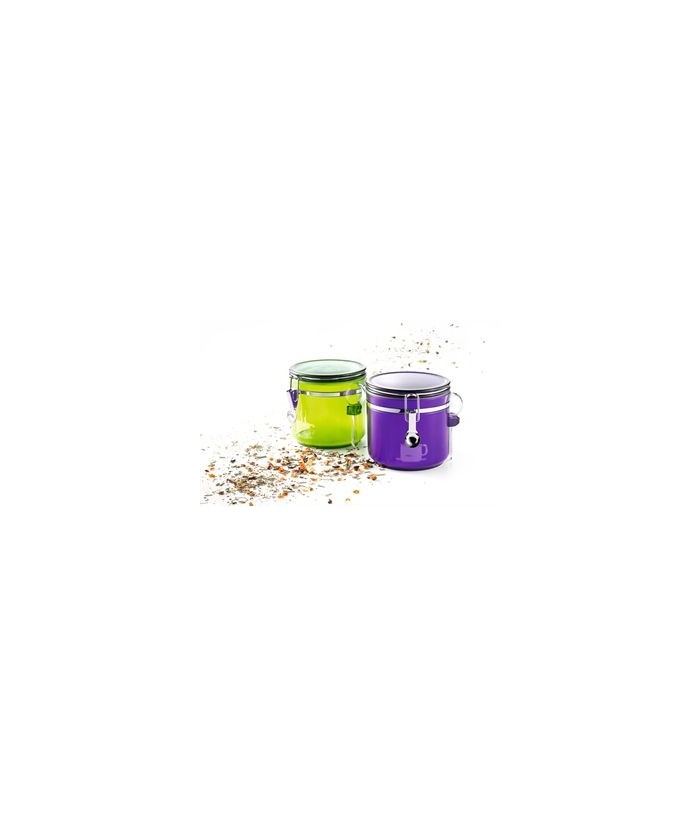 DB.ENVASE PLASTICO "Hanna" CON CUCHARA   MORADO   1.1 l.