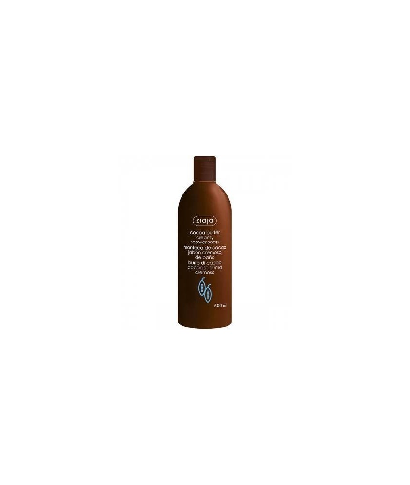 Jabón cremoso para baño o ducha adecuado para todo tipo de piel, con manteca de cacao, D-panthenol y delicados agentes limpiado