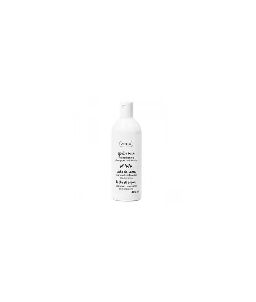 Champú de leche de cabra para el fortalecer el cabello opaco y seco. Contiene keratina y proteínas de leche de cabra. 

- Lim
