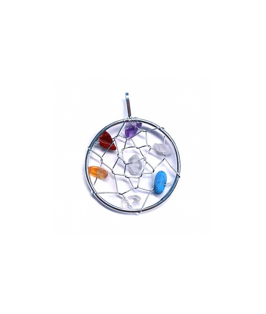 Colgante Atrapasueños Chakras.

Tamaño aro: 33mm.