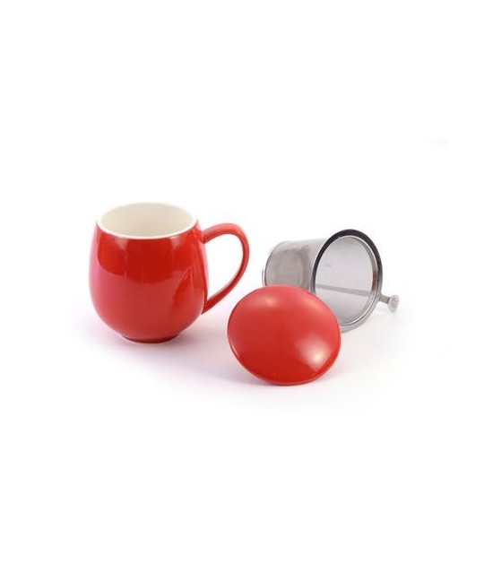 Tizanera "Saara" porcelana, roja