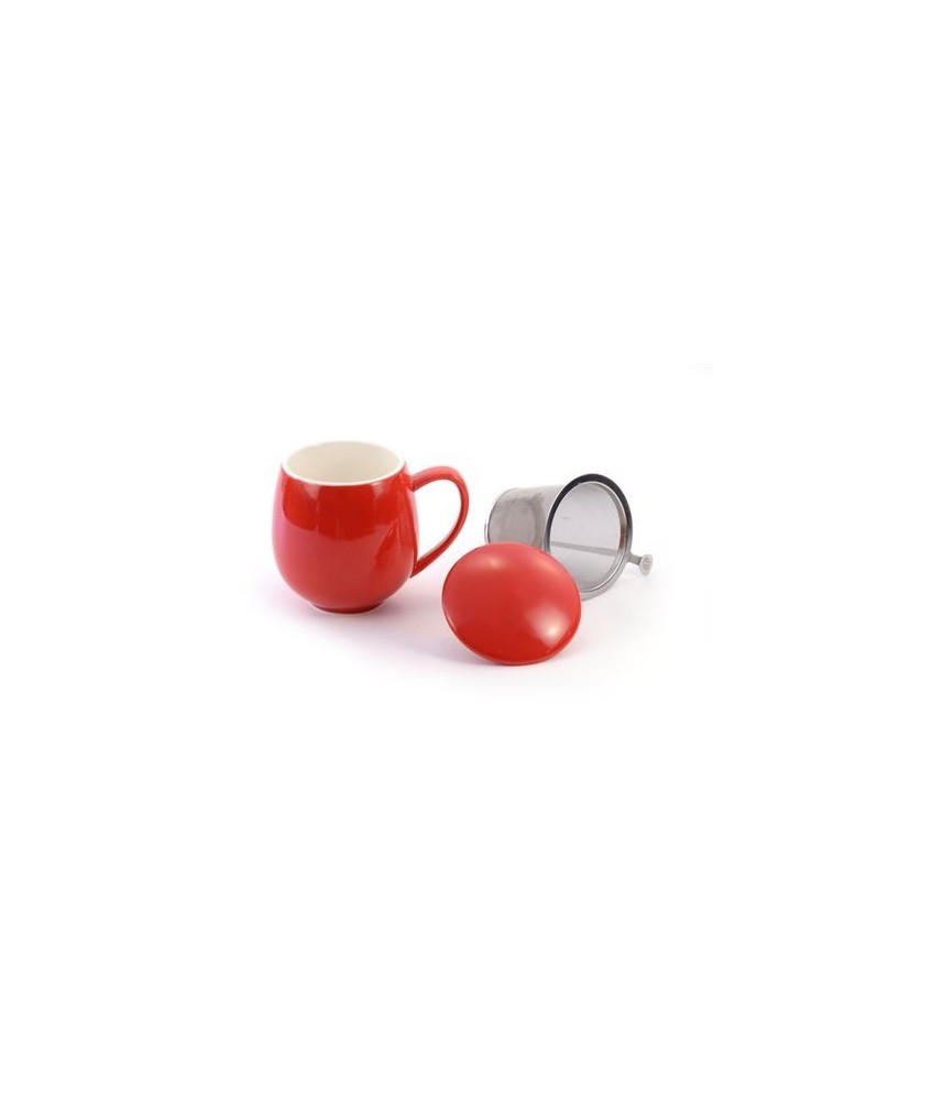 Tizanera "Saara" porcelana, roja