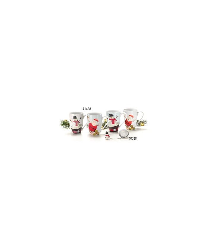 DB.TAZA "Merry Cristmas" PORCELANA