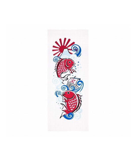 Tenugui Peces de la Buena Suerte
Made in: 
Japan
Características técnicas: 
100% algodón, 34 x 90 cm.

