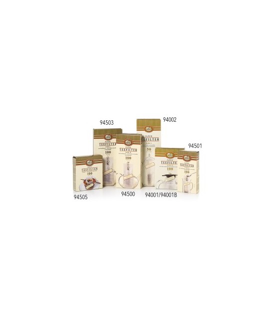 DB.FILTRO DE TE, PAPEL TALLA L 100 PCS.