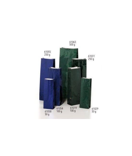 DB.BOLSA DE TE, VERDE 100 grs. 70X40X205 mm.