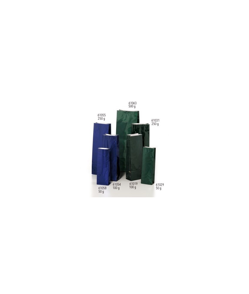 DB.BOLSA DE TE, VERDE 100 grs. 70X40X205 mm.