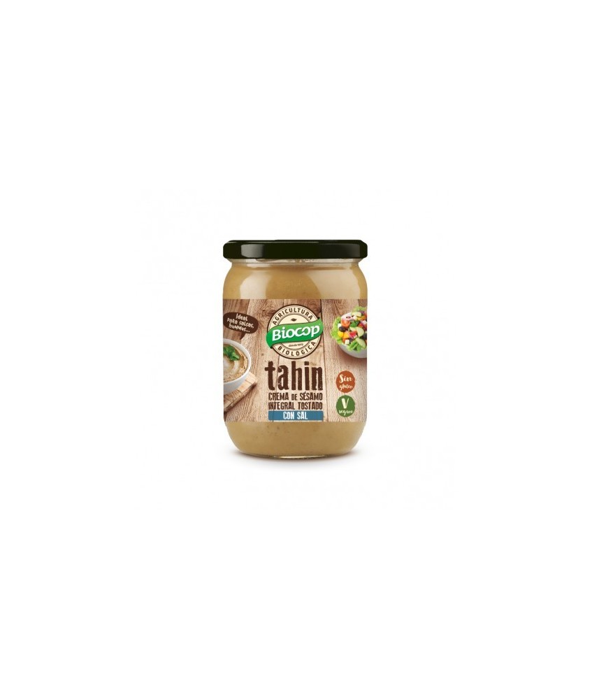Ingredientes: "Semillas de SESAMO integrales* (83,7%), semillas de SESAMO decorticadas (15%)*, sal. *De agricultura Biológica"