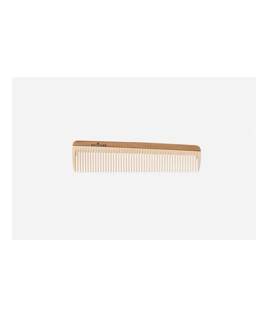 Peine de peluquería, madera, mediana, 18 cm.
Idoneidad: cabello medio largo, liso u ondulado. Largo: 18 cm.