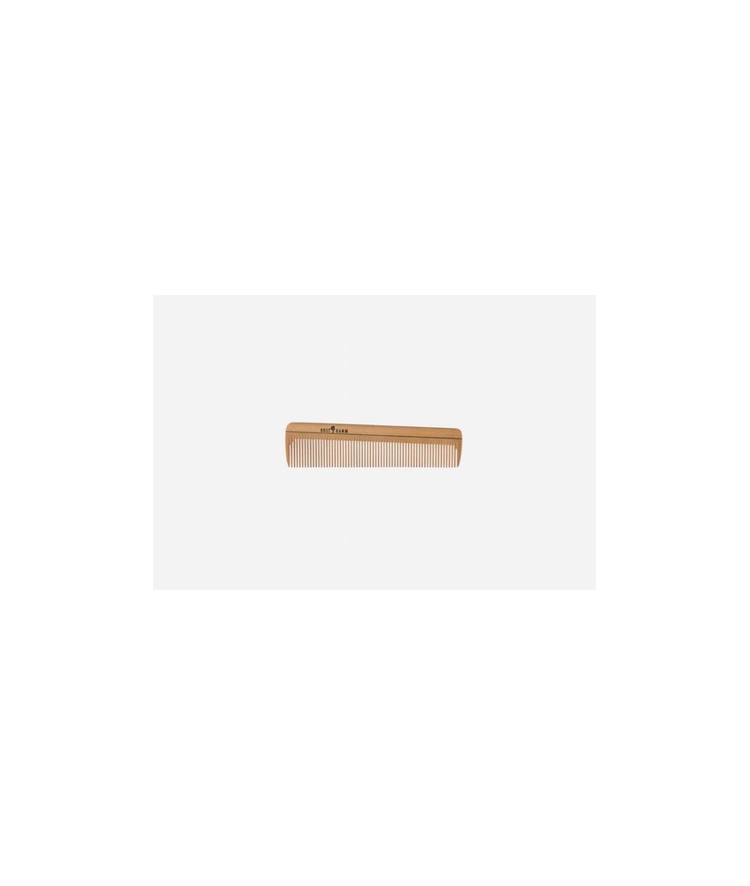 Peineta de bolsillo, madera, fina, 14 cm.
Fitness: cabello corto y liso. Largo: 14 cm.