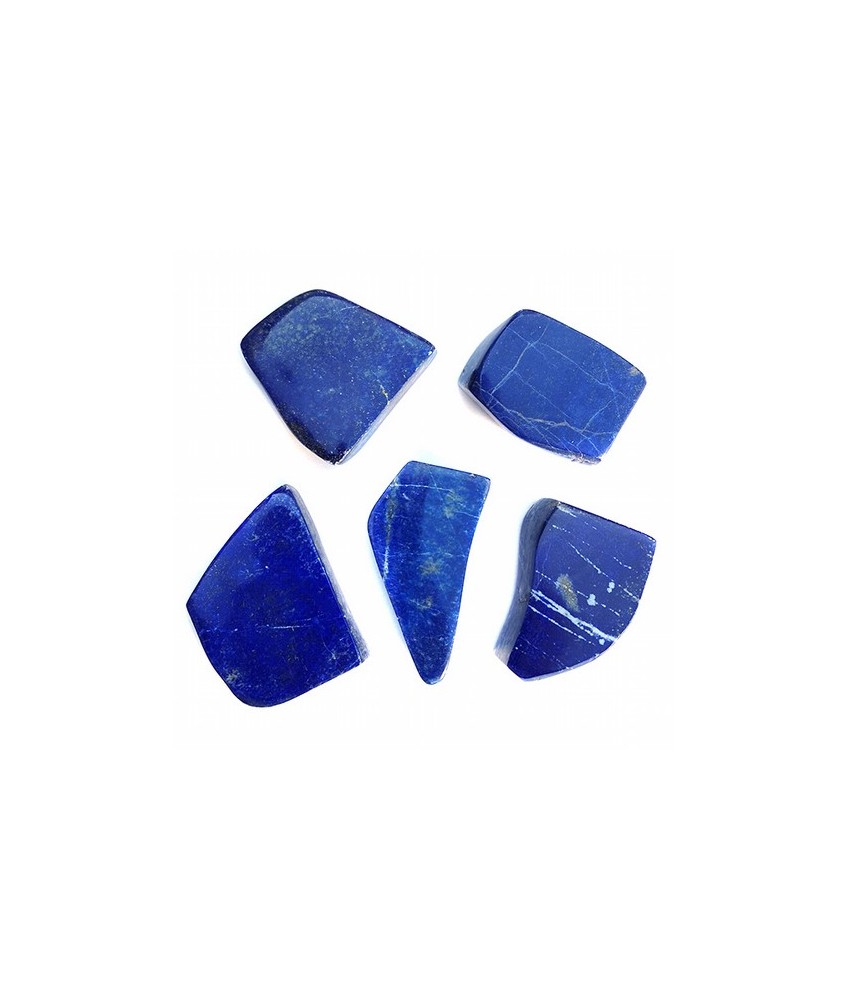 Trozos de Lapislázuli y pulido procedentes de Afganistán.

Piezas de un azul intenso de 4-8cm aprox.