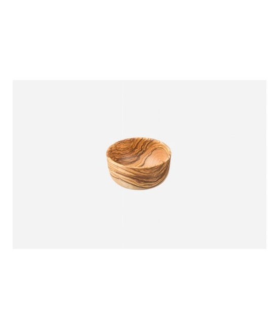 Jabonera, diámetro 9 cm, madera de olivo