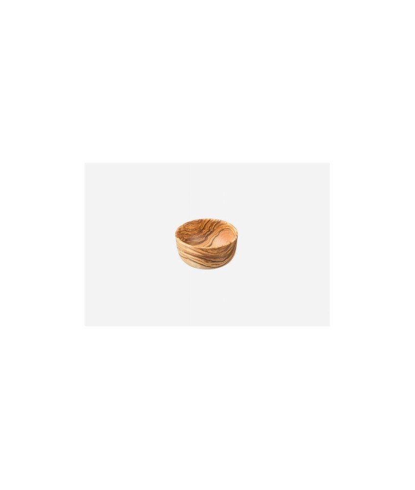 Jabonera, diámetro 9 cm, madera de olivo