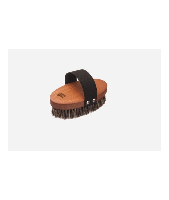 Cepillo de masaje, ovalado, haya al vapor, ovalado, crin y sisal
Idoneidad: para masaje en seco, agradable efecto de masaje. L
