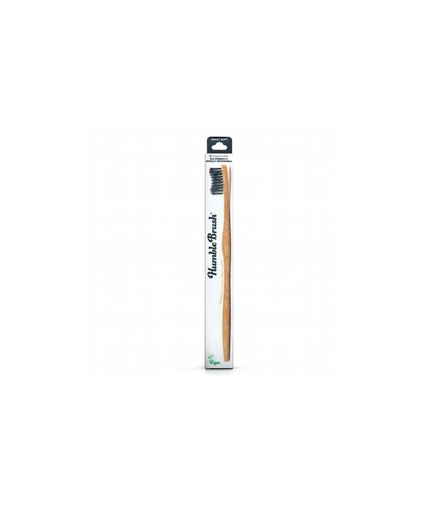 Humble Brush: el cepillo de dientes de bambú más vendido en el mundo para adultos. Humble Brush tiene un mango hecho de bambú 1
