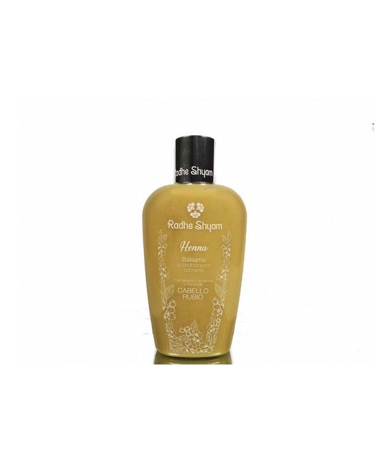 El Bálsamo Acondicionador Colorante a la Henna Radhe Shyam, ha sido desarrollado para reforzar la acción del Shampoo Colorante 