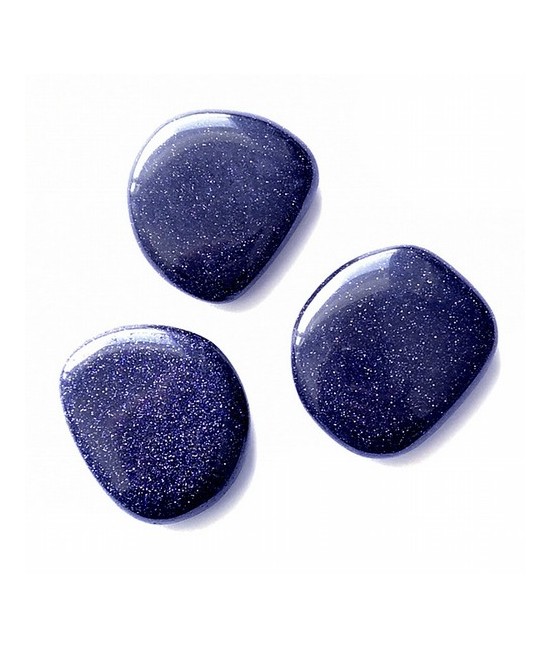 Rodado plano para Chakra de Aventurina Dorada Azul.

Chakra significa "rueda" en Sánscrito. Este término se utiliza para deno