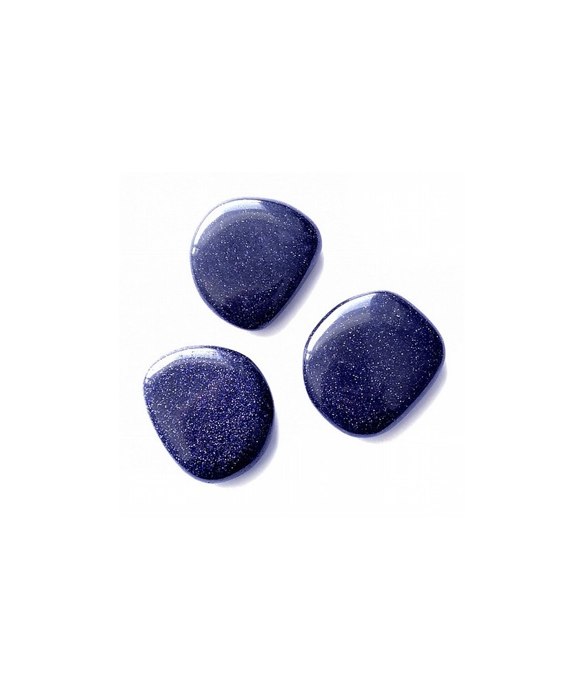 Rodado plano para Chakra de Aventurina Dorada Azul.

Chakra significa "rueda" en Sánscrito. Este término se utiliza para deno
