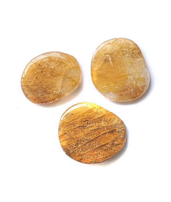 Rodado plano para Chakra de Citrino.

Chakra significa "rueda" en Sánscrito. Este término se utiliza para denominar los centr