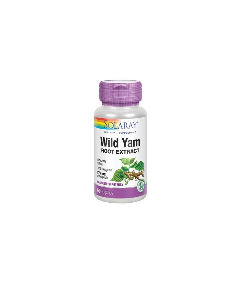 Wild Yam - 60 VegCaps. Apto Para Veganos
REF.3690
CONTENIDO MEDIO (POR VEGCAP)
Wild Yam (Dioscorea villosa)

275

mg

