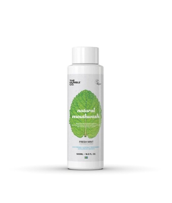Este enjuague bucal no tóxico de The Humble Co. ayuda a curar heridas, alivia la sequedad de boca, reduce la inflamación oral, 