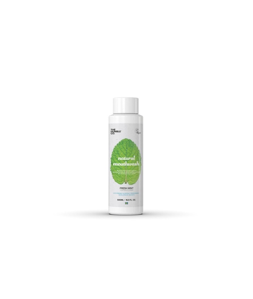 Este enjuague bucal no tóxico de The Humble Co. ayuda a curar heridas, alivia la sequedad de boca, reduce la inflamación oral, 