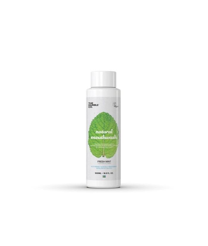Este enjuague bucal no tóxico de The Humble Co. ayuda a curar heridas, alivia la sequedad de boca, reduce la inflamación oral, 