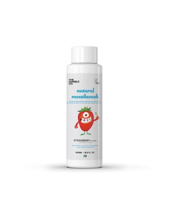 Este enjuague bucal no tóxico de The Humble Co. ayuda a curar heridas, alivia la sequedad de boca, reduce la inflamación oral, 