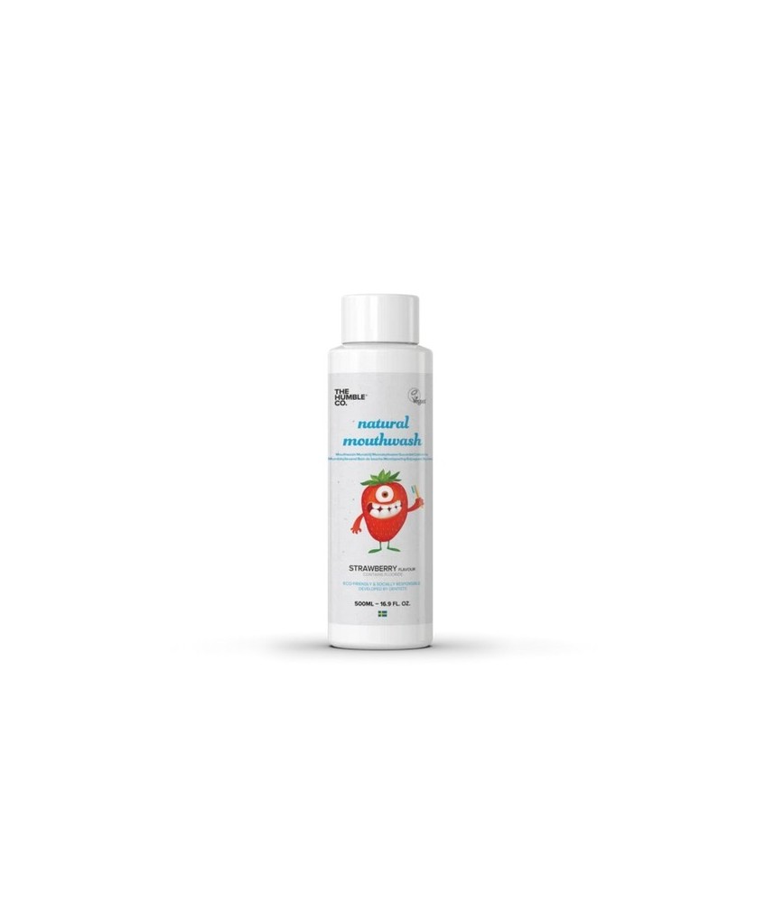 Este enjuague bucal no tóxico de The Humble Co. ayuda a curar heridas, alivia la sequedad de boca, reduce la inflamación oral, 