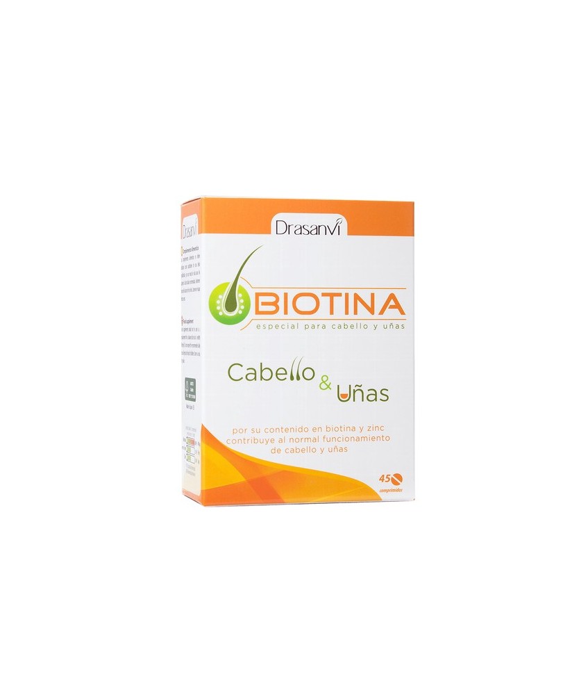 Descripción

Contribuye al mantenimiento del cabello en condiciones normales. Biotina de Drasanvi es un complemento alimentic