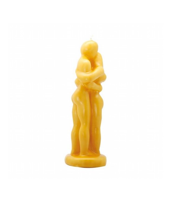 Estas velas tan atractivas parecen casi una obra de arte, representan las figuras de dos personas entrelazadas. Aun que resulte