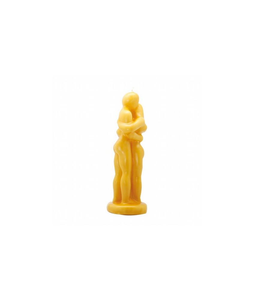 Estas velas tan atractivas parecen casi una obra de arte, representan las figuras de dos personas entrelazadas. Aun que resulte