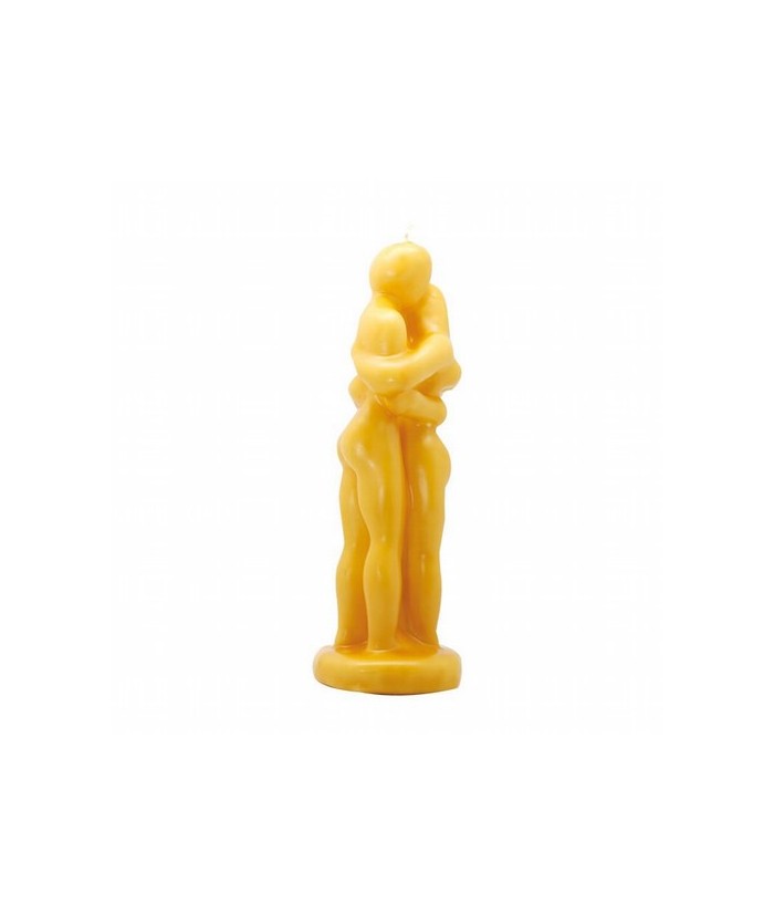 Estas velas tan atractivas parecen casi una obra de arte, representan las figuras de dos personas entrelazadas. Aun que resulte