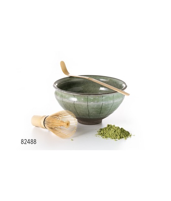 Juego de Matcha japonés "Akemi", 3 piezas en caja de regalo 0,22 l