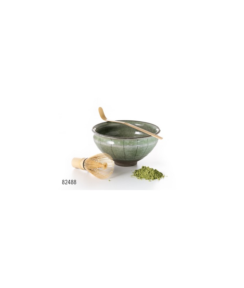 Juego de Matcha japonés "Akemi", 3 piezas en caja de regalo 0,22 l