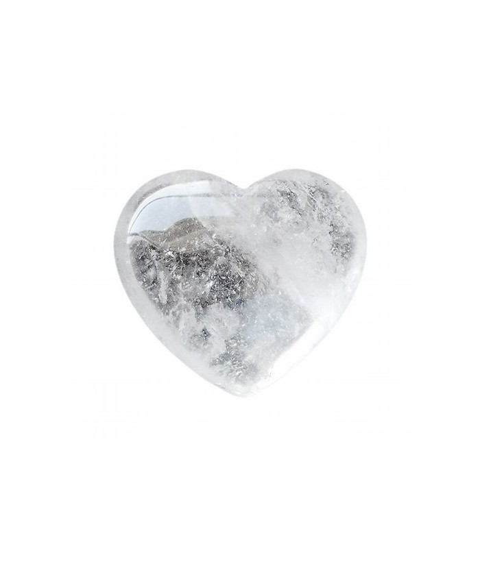 Cristal de Roca tallado en forma de corazón para decoración o terápia de Feng-shui.

Medida: 3 x 3 x 0.5 cms.