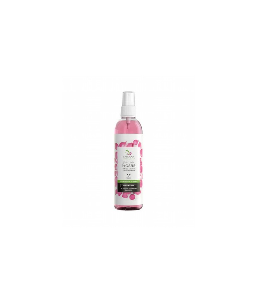 El agua de rosas de Armonía Cosmética Natural tiene propiedades calmantes, tonificantes, relajantes e incluso astringentes. Ide